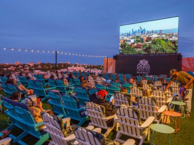 rooftop cinema club on valentine's day in miami